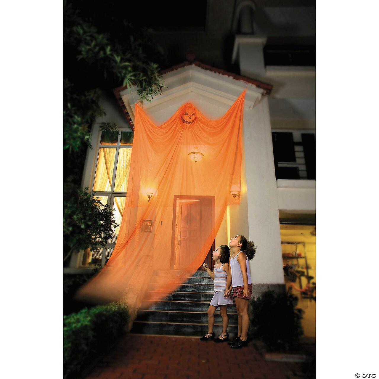 Hanging Floating Giant Reaper Halloween Decoration 7 Ft Sheer Ghostly Figure